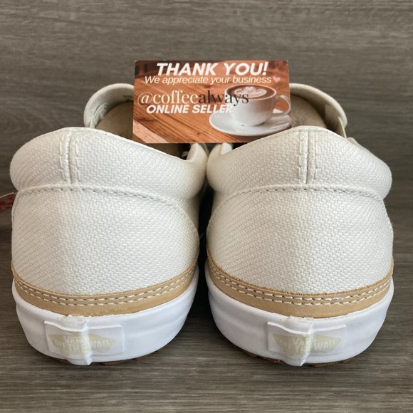 Vans Classic Slip-On Overply Sk8 Qtr Blanc De Blanc White Men's NWOB - Picture 5 of 8